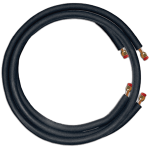 Ductless Lineset, 1/4" x 1/2" x 50', 1/2-Black Standard