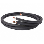 Ductless Lineset, 1/4" x 5/8" x 25', 1/2, Black