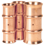 RLS Copper Press Coupling (Crimp), 1/2"
