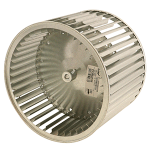Blower Wheel, 11 x 11, CW, 1/2" Bore