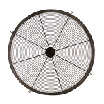 Guard, Fan, 30 Inch, Black, Raised