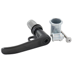 L-Handle, Padlockable, Cam Latch, Zinc Pltd