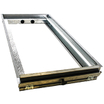 Filter Rack, Bottom, 33" Furn, Galvanized, 14.5