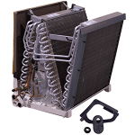 Flex Coil w/ Drainpan, 2R/18/14.5, Alum, Hz