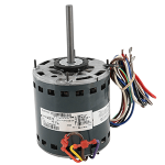 Blower Motor, 1 hp, 1075 rpm, 3-Speed, Reversible, 208/230V